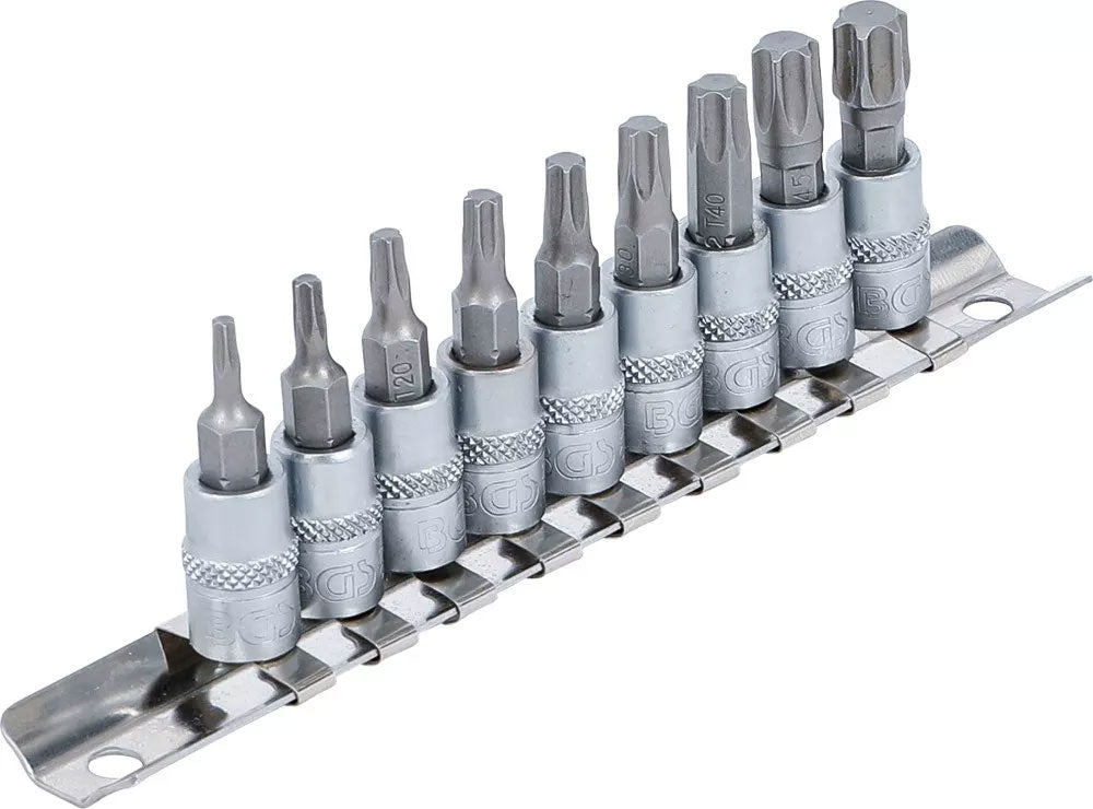 BGS Technic Bit-Einsatzsatz 1 4 Torx T10 - T50 9-tlg.