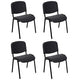 Besucherstuhl Nowy Style stapelbar grau