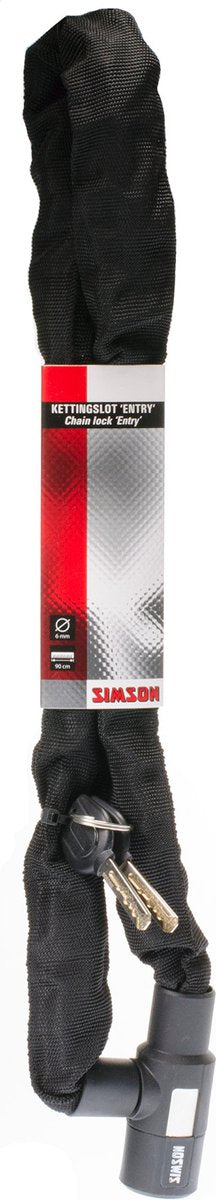 Simson Kettenschloss Entry 6x90 Schwarz