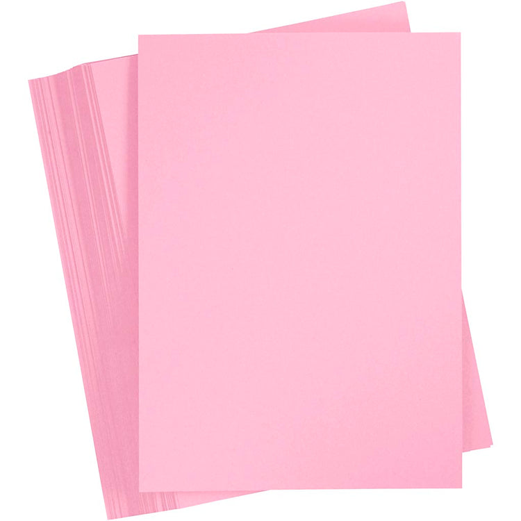 Creativ Company Farbkarton, A4, Blatt 210x297 mm, 180 gr, hellrosa, 100 Blatt 1 Karton