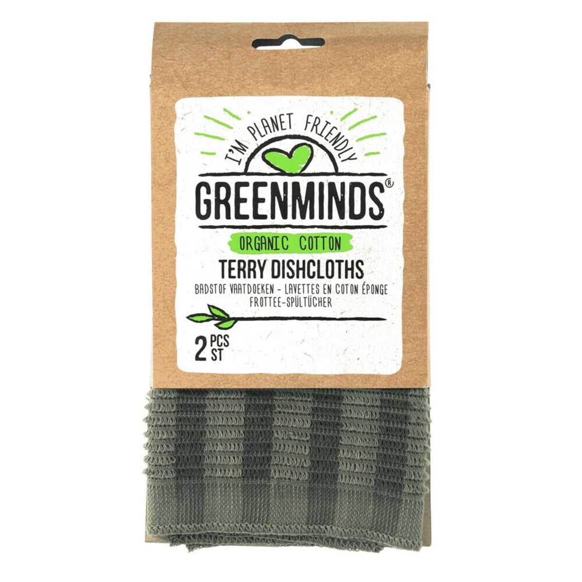 Greenminds Frottee-Geschirrtücher 2 Stk