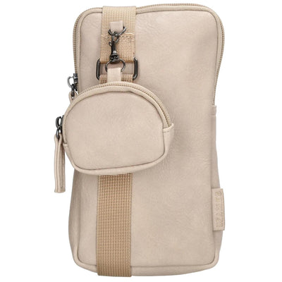 Beagles Ferrous-Telefontasche in hellem Taupe