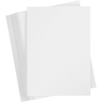 Creativ Company Farbkarton, A6, Blatt 105x148 mm, 180 gr, weiß, 100 Blatt 1 Karton