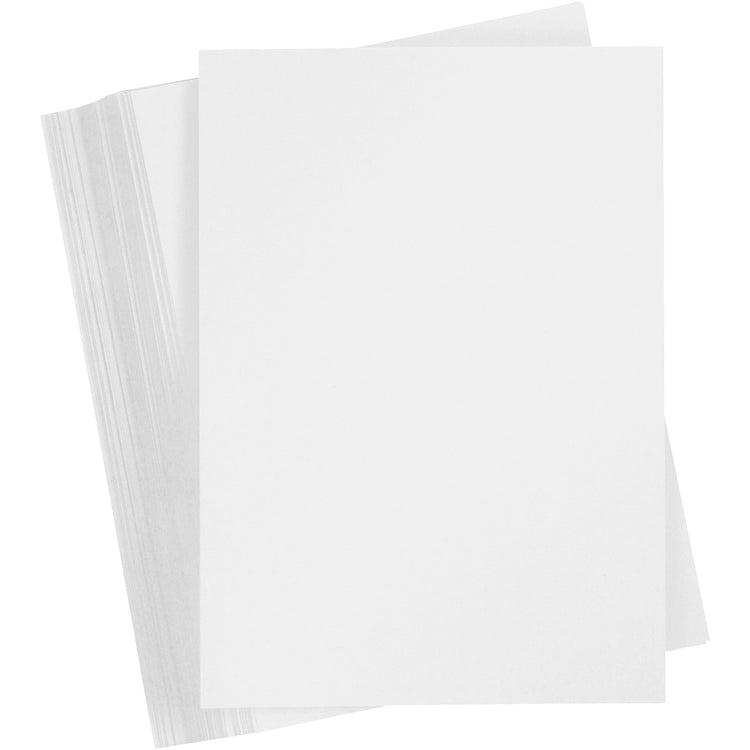 Creativ Company Farbkarton, A6, Blatt 105x148 mm, 180 gr, weiß, 100 Blatt 1 Karton