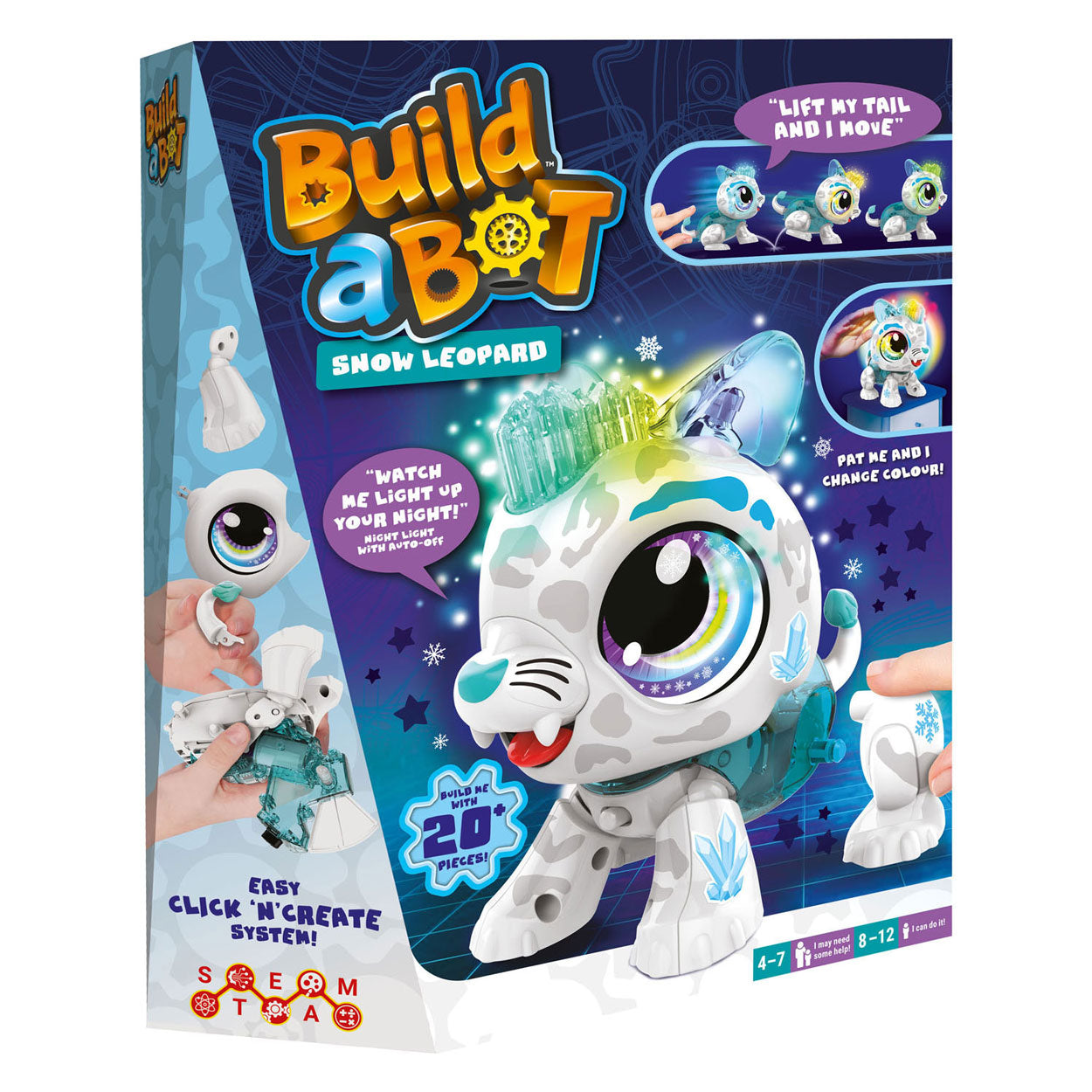 Goliath bauen einen Bot Lights Snow Leopard Interactive Roboter