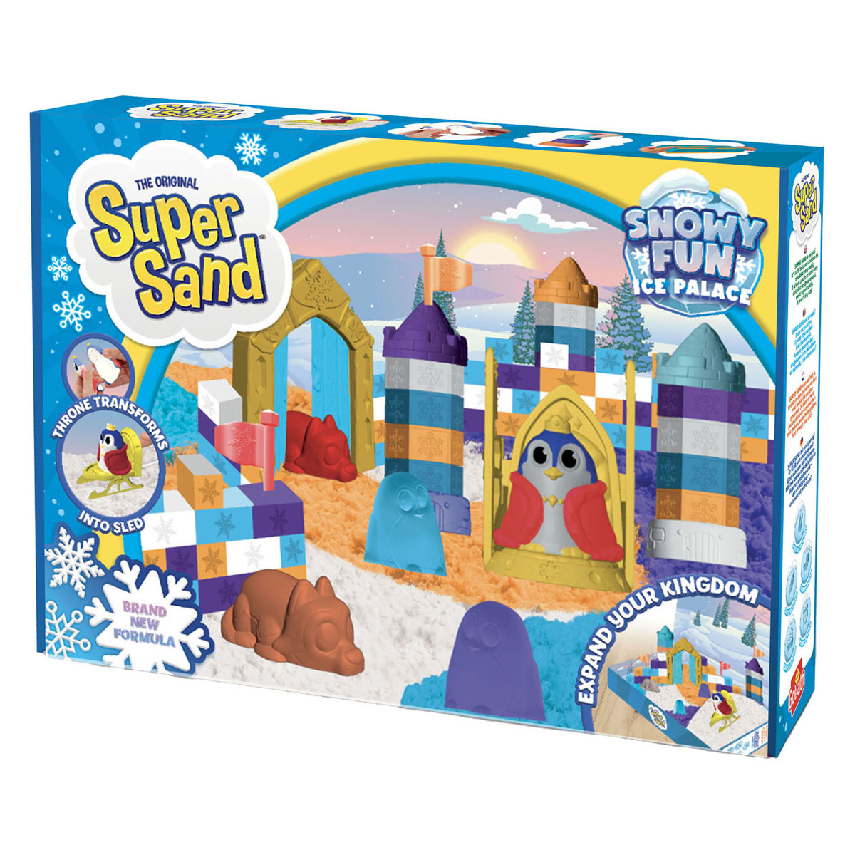 Super Sand -Snowy Fun - Ice Palace Play Set
