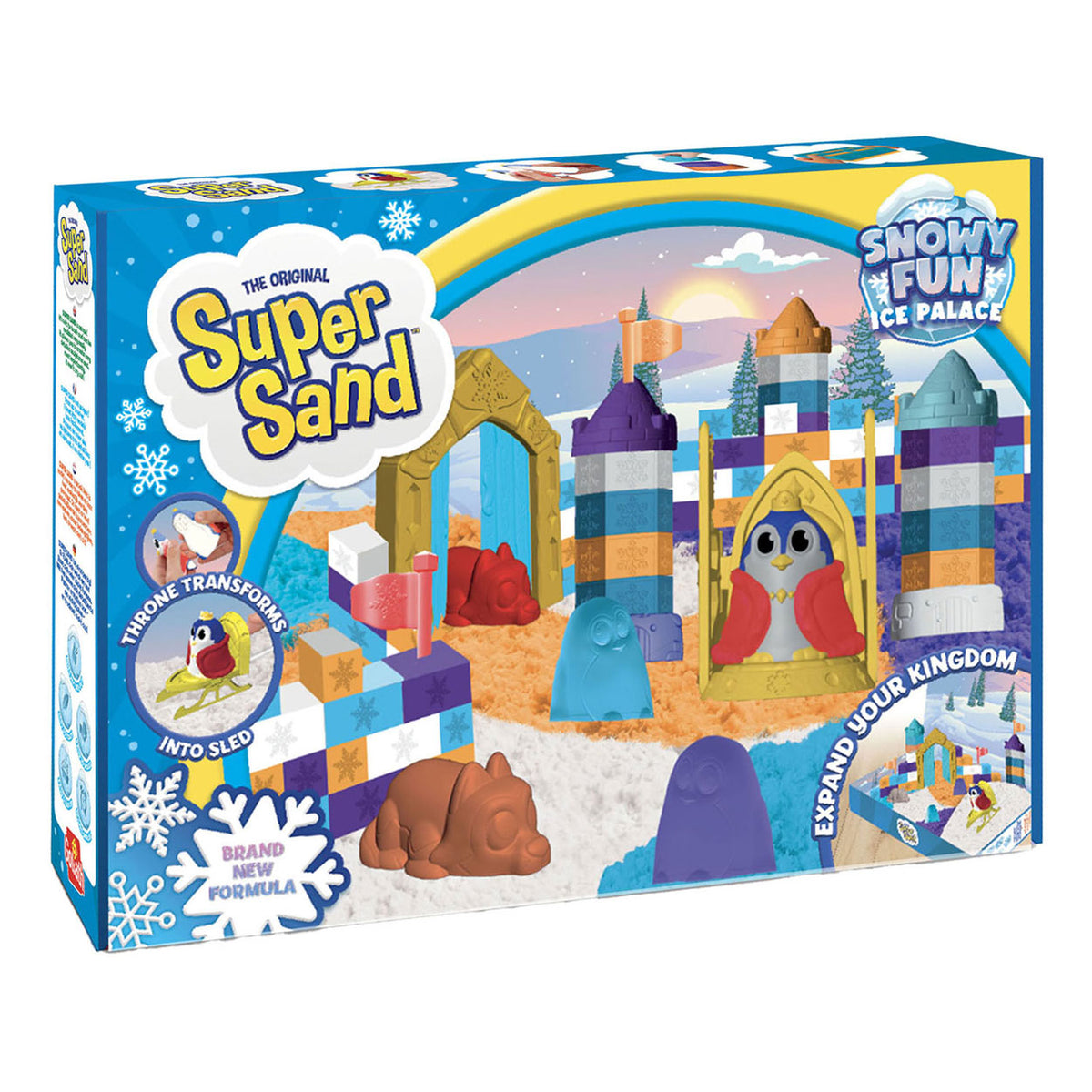 Super Sand -Snowy Fun - Ice Palace Play Set
