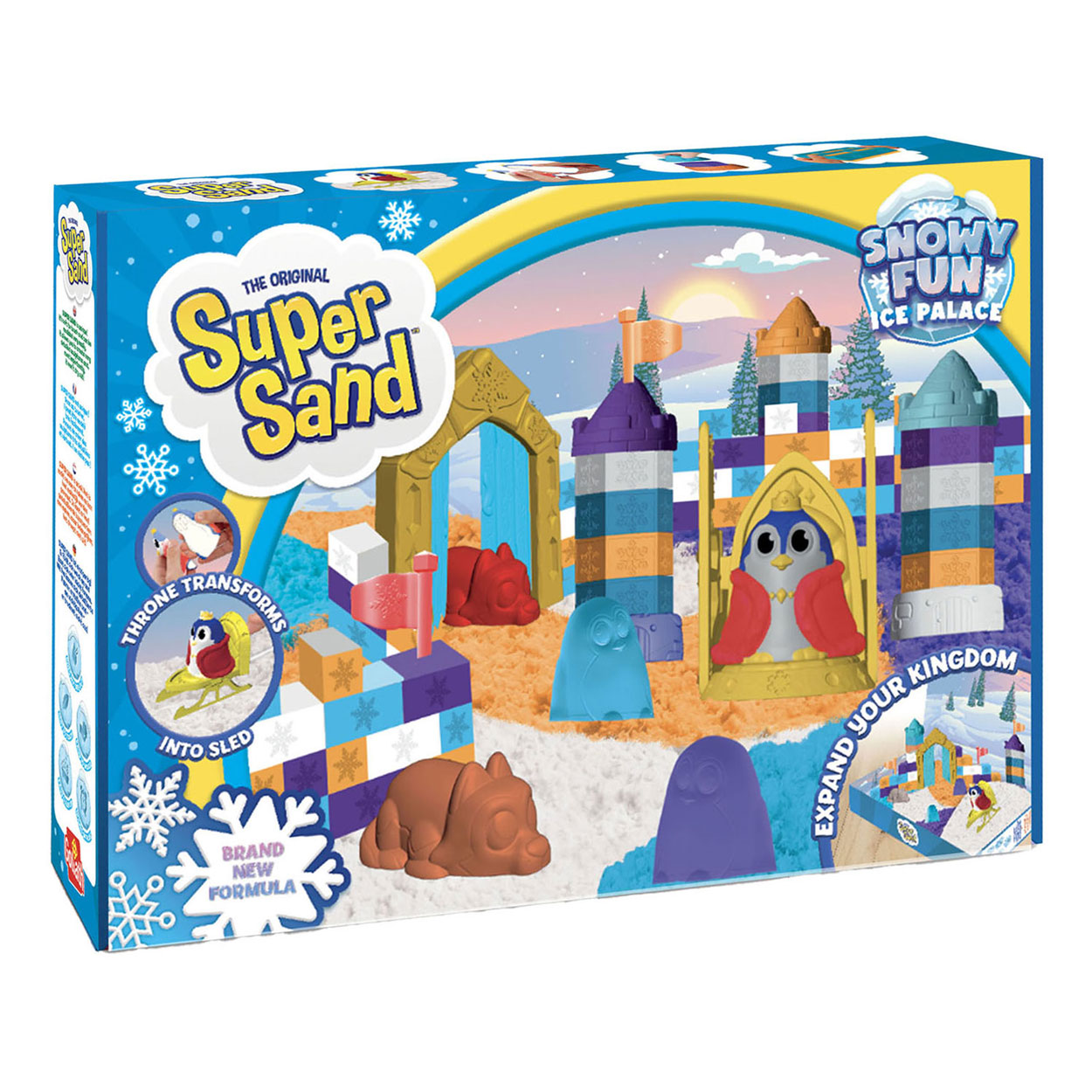 Super Sand -Snowy Fun - Ice Palace Play Set