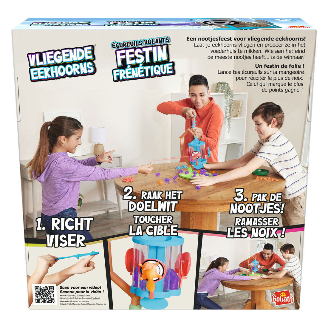 Spiel fliegende Eichhörnchen