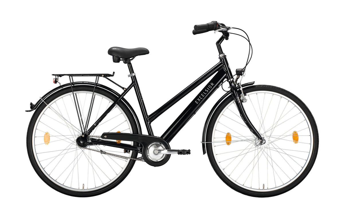 Excelsior Stadsfiets Road Cruiser Alu Nd (#1) Fahrrad Excels.road Cruiser Alu Nd 28 51 7sp CB Schwarz