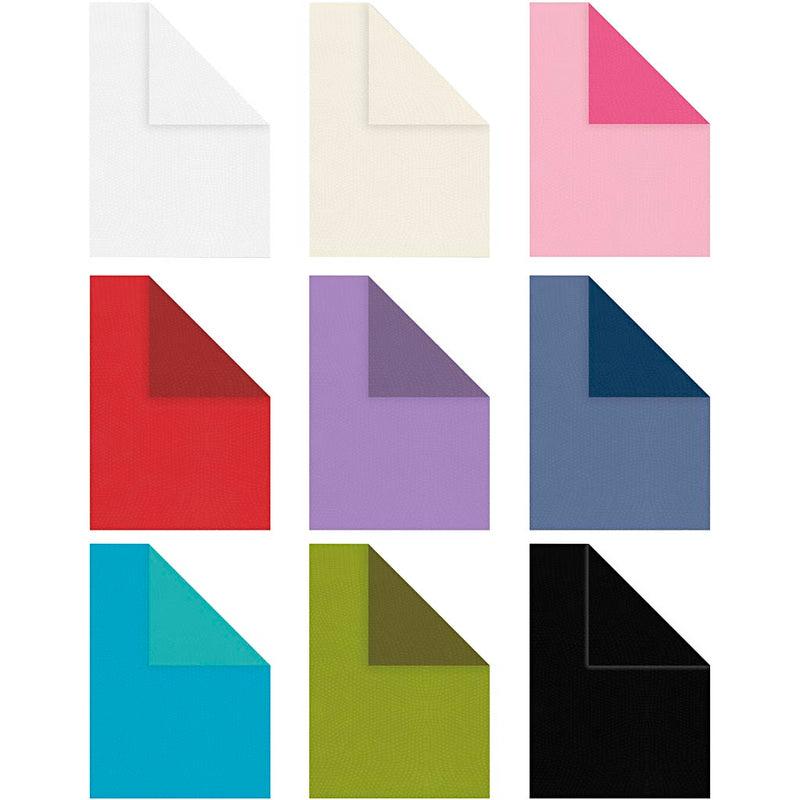 Creativ Company Strukturpapier, A4, Blatt 210x297 mm, Inhalt kann variieren, 100 gr, verschiedene Farben, 30x20 Blatt 1 Karton