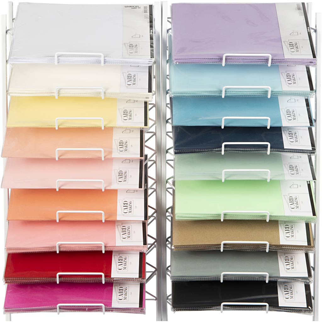 Creativ Firmenkarton, A4, Blatt 210x297 mm, 210+220 g, verschiedene Farben, 18x10 Karton 1 Karton