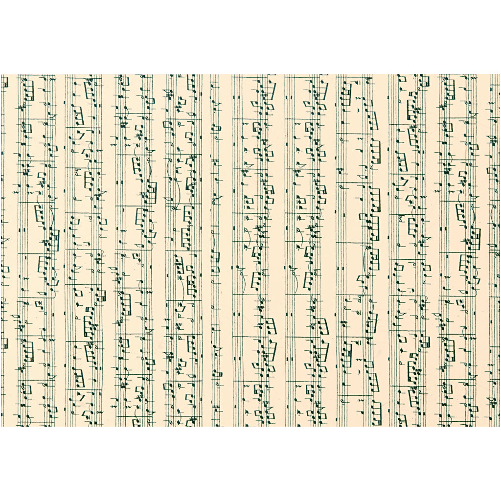 Creativ Company Karton, Musiknoten, A4, Blatt 210x297 mm, 180 gr, 10 Blatt 1 Karton