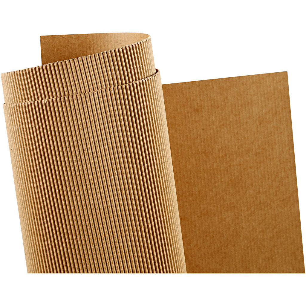 Creativ Company Wellpappe, Blatt 50x70 cm, 120 gr, 10 Blatt 1 Karton