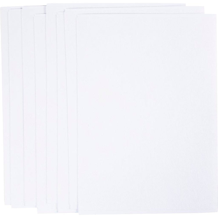 Wasserlösliche Stickbögen der Firma Creativ, A5, Blatt 148,5 x 210 mm, weiß, 8 Blatt 1 Box