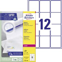 Recycling-Etiketten für Laserdrucker Quickpeel LR7164-100 63,5 x 72 mm