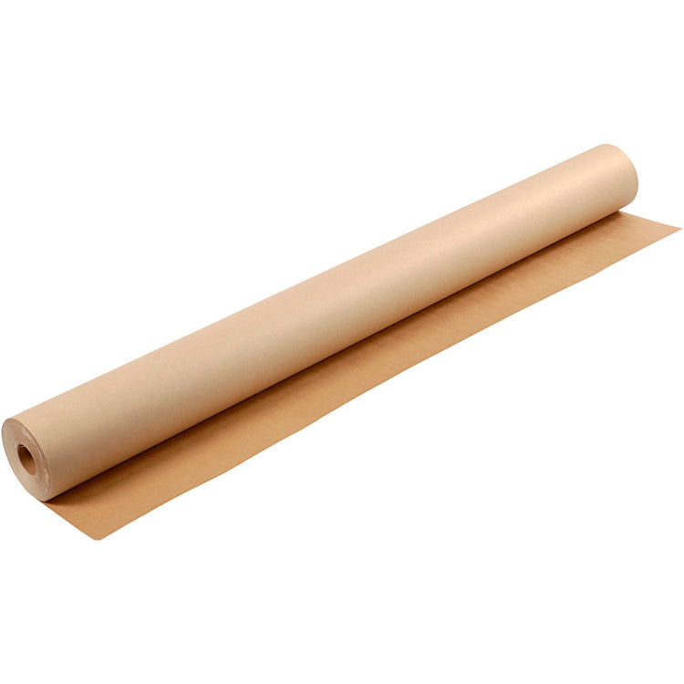 Kraftpapier auf Rolle, B: 150 cm, 200 gr, braun, 50 m 1 Rolle