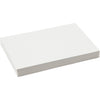 Creativ Company Baukarton, Blatt 25,5x36 cm, Stärke 0,4 mm, 250 gr, weiß, 100 Blatt 1 Karton