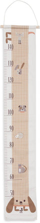 Jollein Wachstumstabelle – 100 % Baumwolle – 140 cm – Tierfreunde