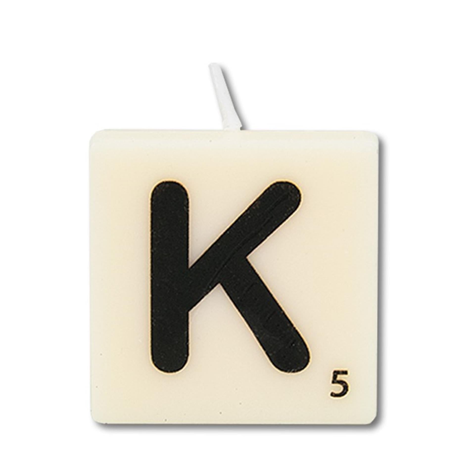 Paperdreams Buchstabenkerze k, 4 Stk.