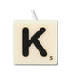 Paperdreams Buchstabenkerze k, 4 Stk.