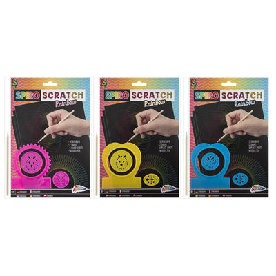 Kratzer mit Spiralen