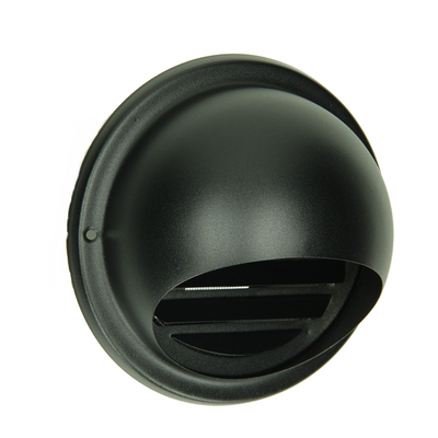 Renson 1066433 – Aufputz-Kugelgitter aus schwarzem Edelstahl Typ 638 ø100 mm, Aufputz | 2 Stk