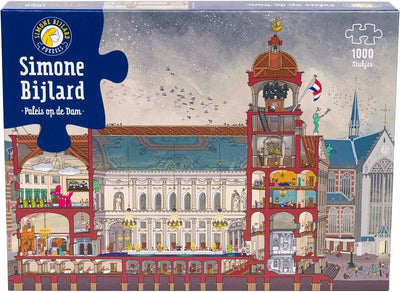 Simone Bijlard -Rätsel Simone Bijlard Puzzle - Palast auf Dam Quadrat - 1000 Stücke