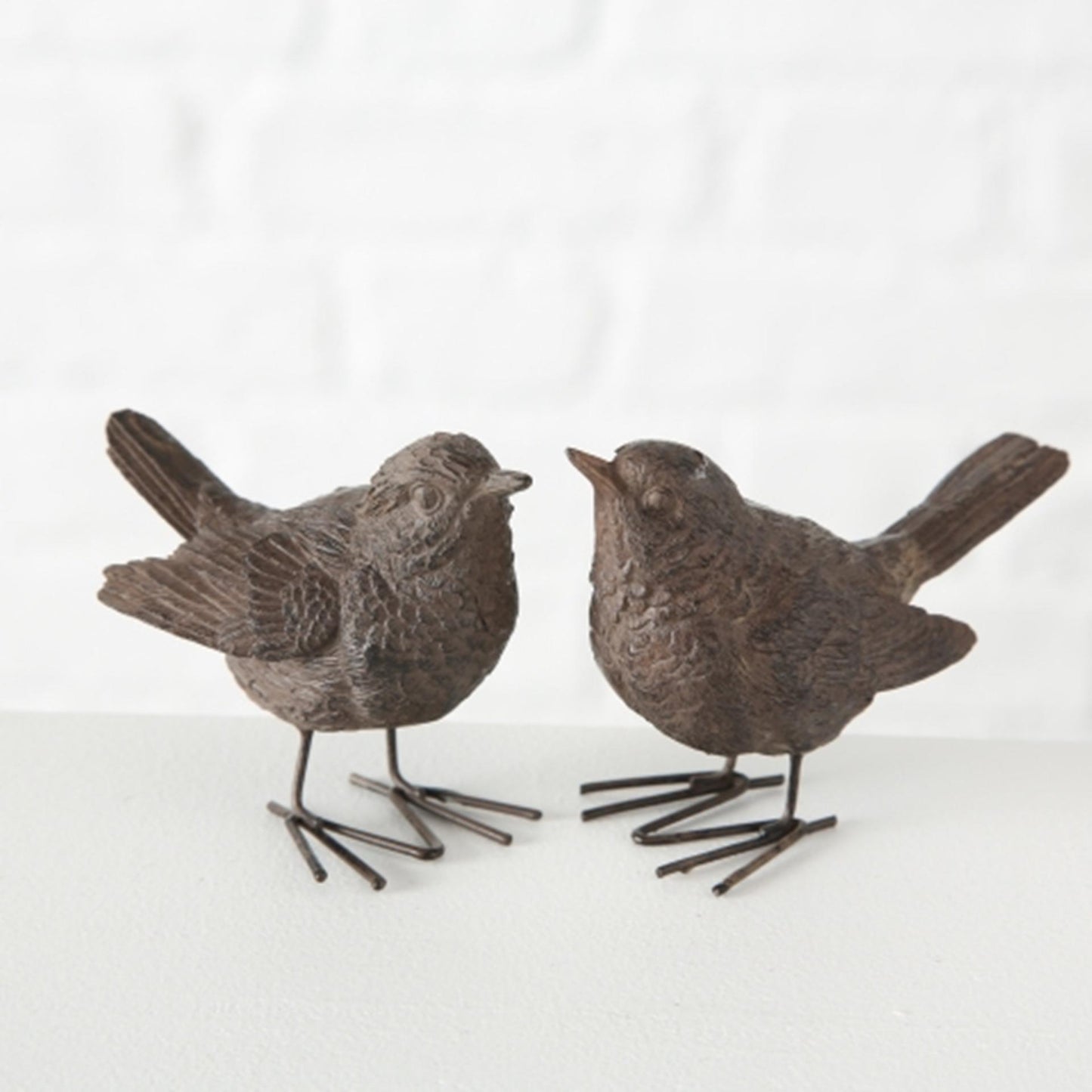 Boltze Home Figur Vogel Spatz h6cm Polyresin