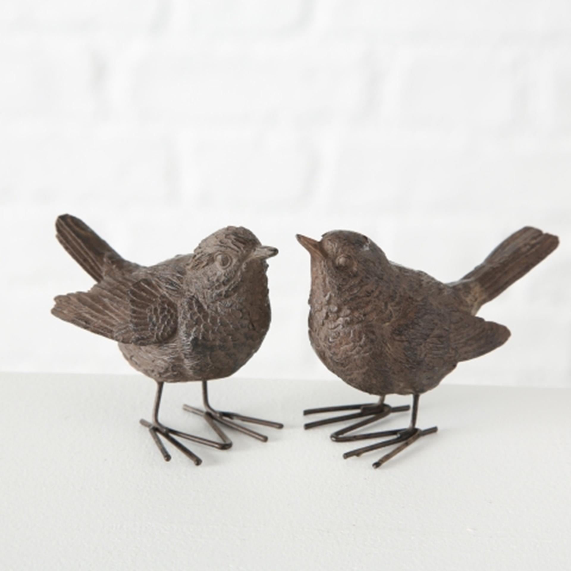 Boltze Home Figur Vogel Spatz h6cm Polyresin
