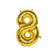 Boland Folienballon 8 Gold 86cm
