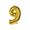 Boland Folienballon 9 Gold 86cm