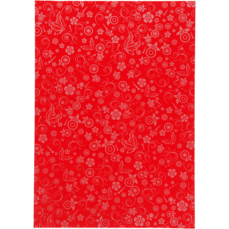 Creativ Firmenpapier, A4, Blatt 210x297 mm, 80 gr, rot, 20 Blatt 1 Karton