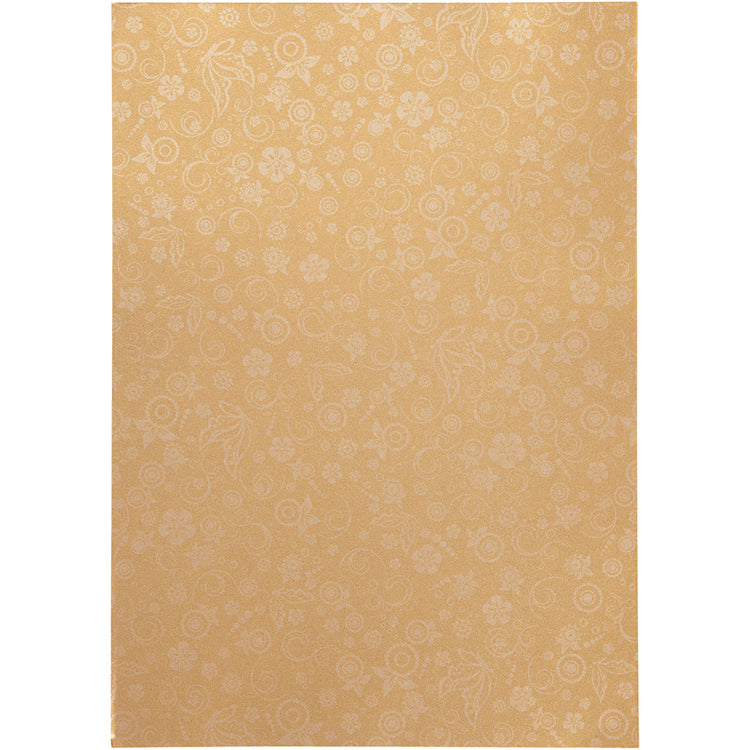 Creativ Firmenpapier, A4, Blatt 210x297 mm, 80 gr, Gold, 20 Blatt 1 Karton