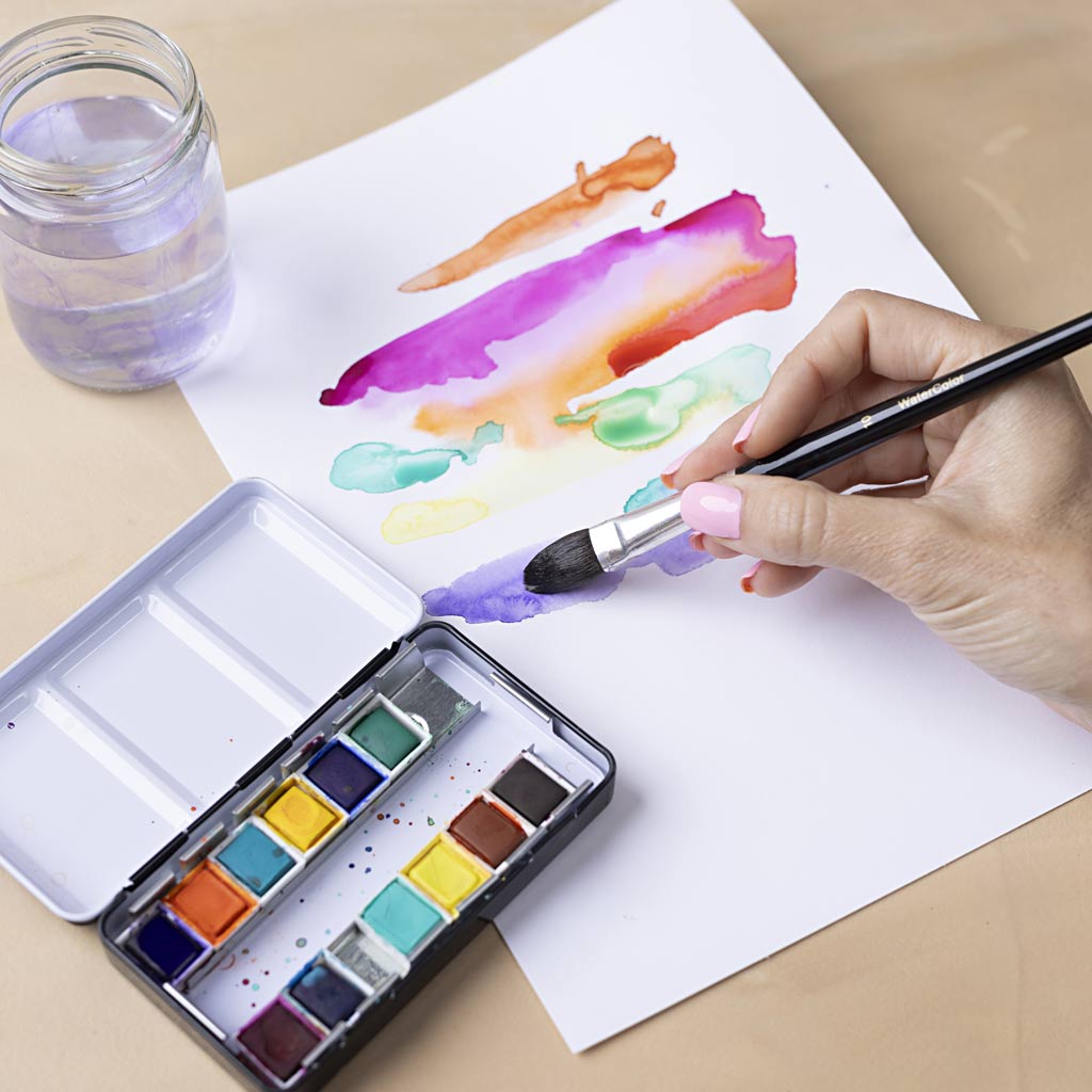 Aquarellblock White A4 180gr, 20 Blätter