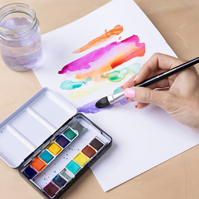Aquarellblock White A4 180gr, 20 Blätter