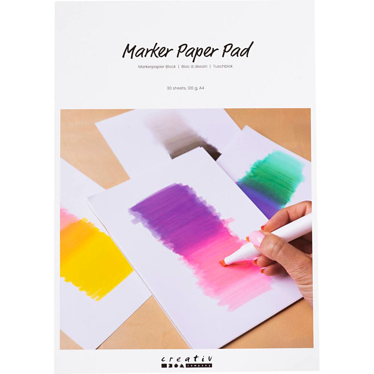 Kreativunternehmen Papierblock für Stifts White A4, 30 Firls