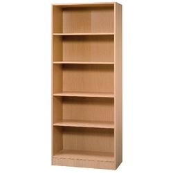 Bücherregal Niceday Future Melamin-Spanplatte 800x400x2004mm Buche