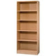 Bücherregal Niceday Future Melamin-Spanplatte 800x400x2004mm Buche