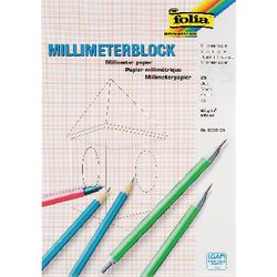 Grafikpapierblock Folia A3 80 g/m² 25 Blatt