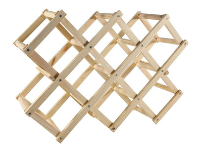 Svenska Living Weinregal aus Holz für 10 Flaschen