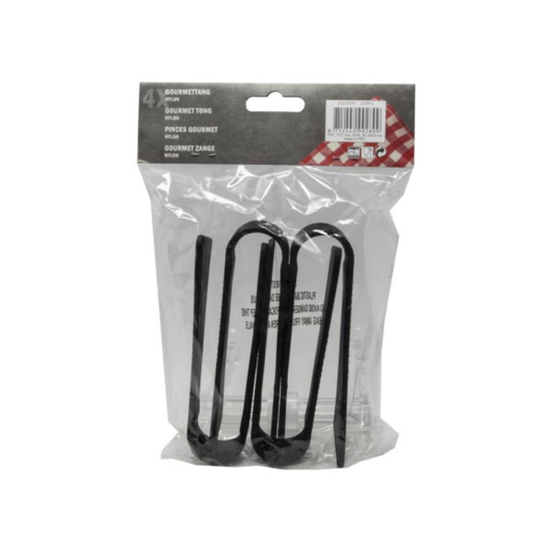 Küchengeräte Gourmet-Zange 14 cm, Beutel mit 4 Stück