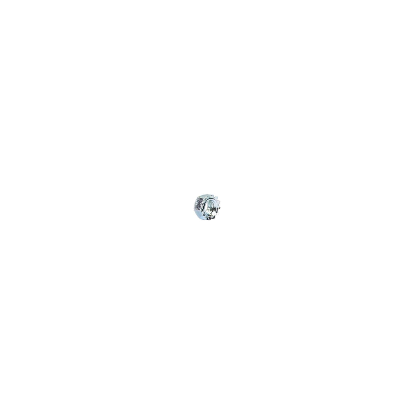 Bofix Mutter M6 mit Federring. Pro 100