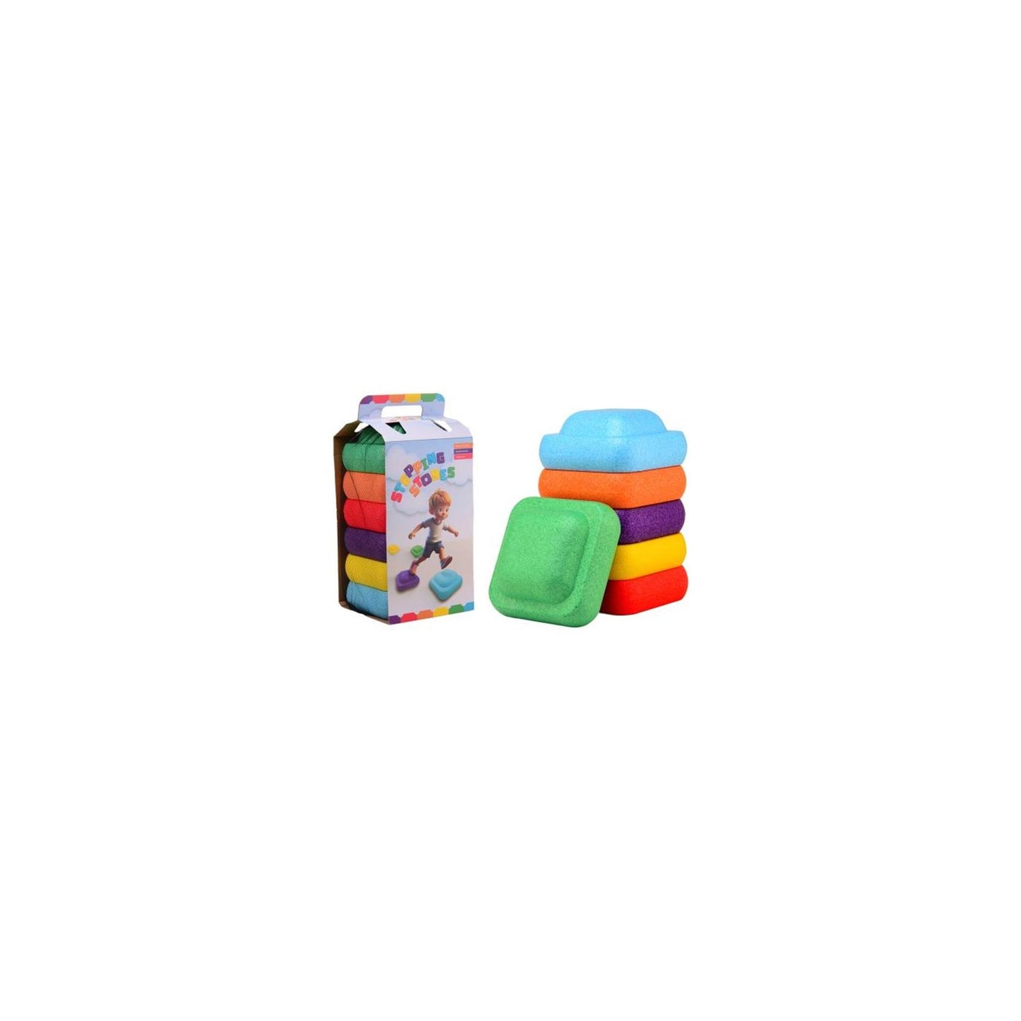 Johntoy Step Stone Foam, Set von 6