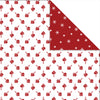 Vivi Gade Designpapier, Herzen Eiskristalle, Blatt 30,5 x 30,5 cm, 180 g, 3 Blatt 1 Box