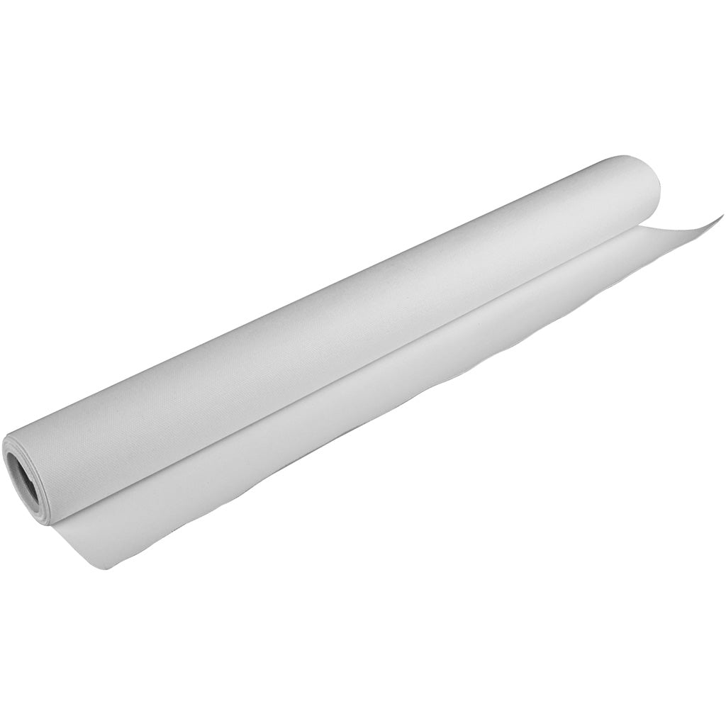 Creativ Company Leinwand auf Rolle, B: 120 cm, 380 g, weiß, 5 m 1 Rolle