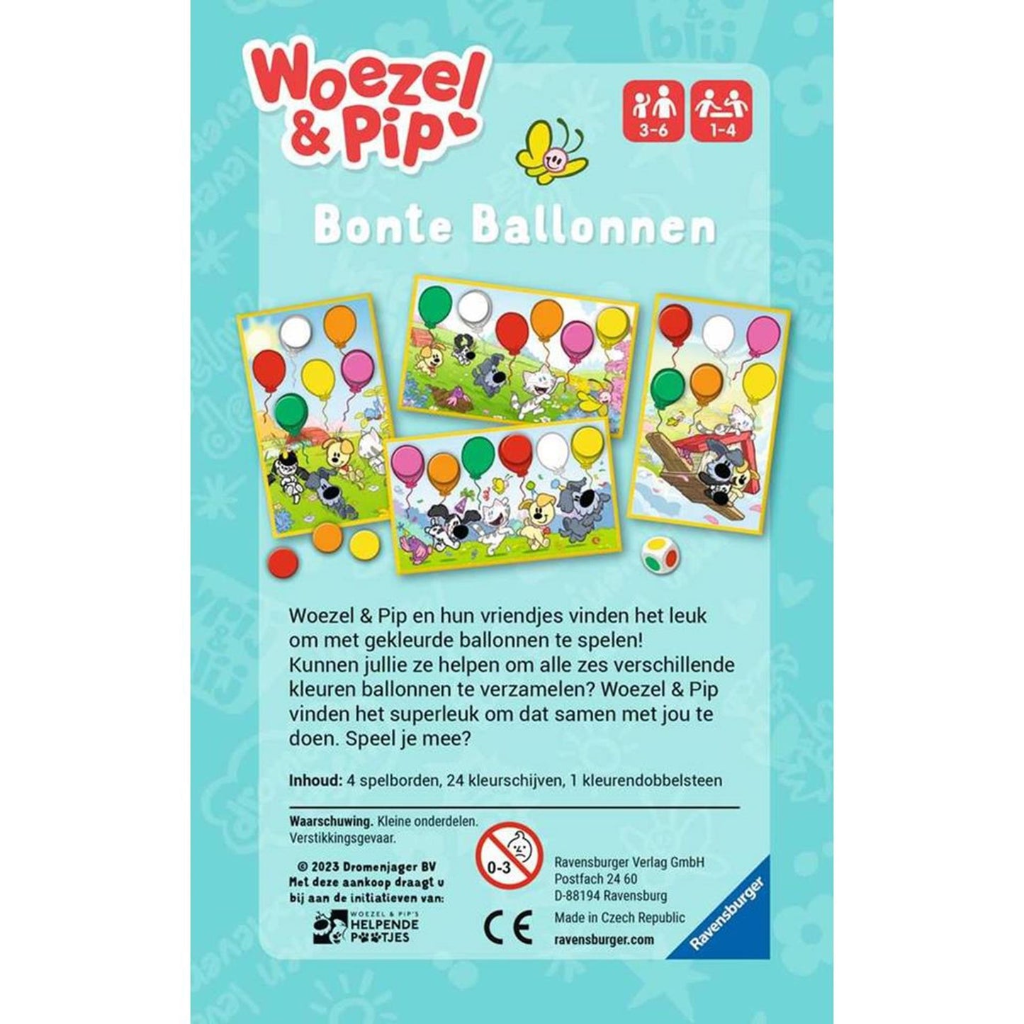 Ravensburger Pip Bonte Ballons Farben erkennen Spiel