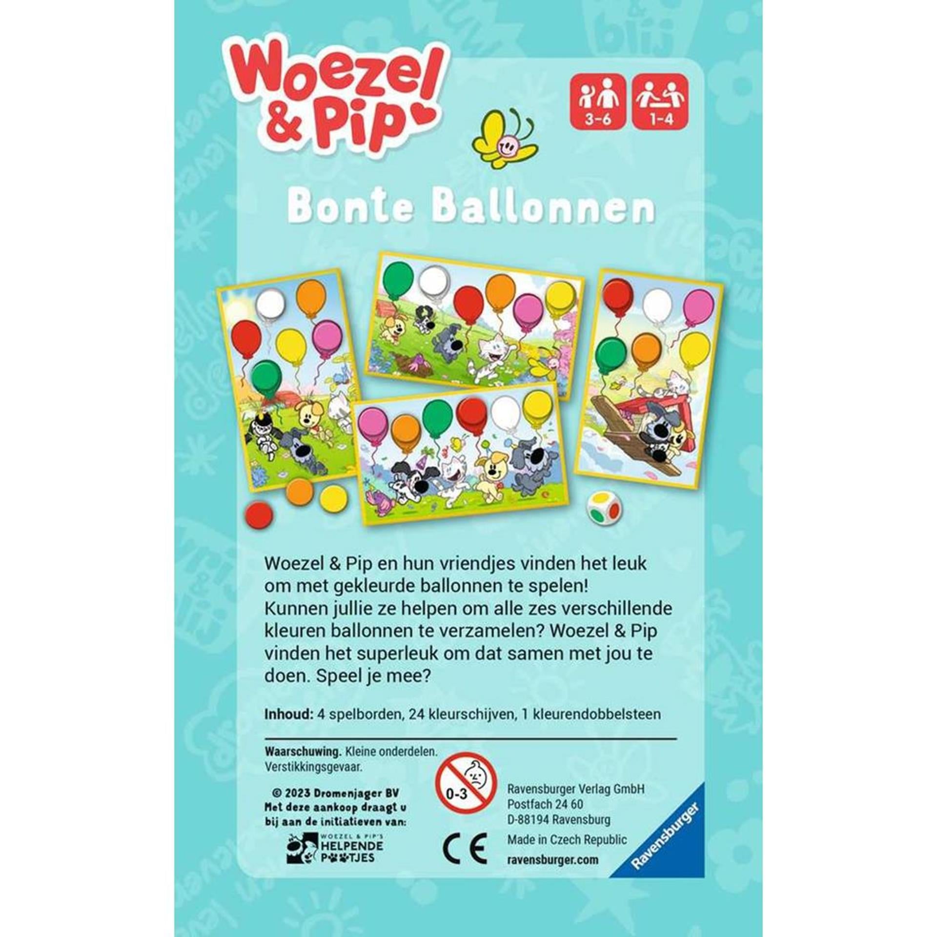 Ravensburger Pip Bonte Ballons Farben erkennen Spiel