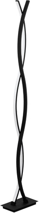 Eglo Lasana 3 Stehleuchte - LED - 142 cm - Schwarz und Weiß