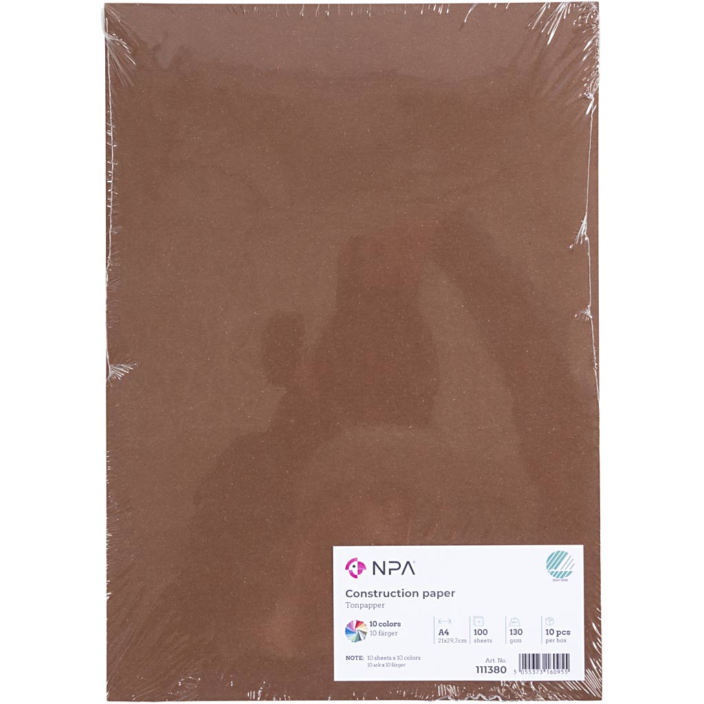 Creativ Company Creative Paper, AFM A4, 120 g, verschiedene Farben, 100 Blätter 1 Box